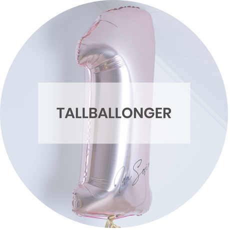 TALLBALLONGER  MED HELIUM