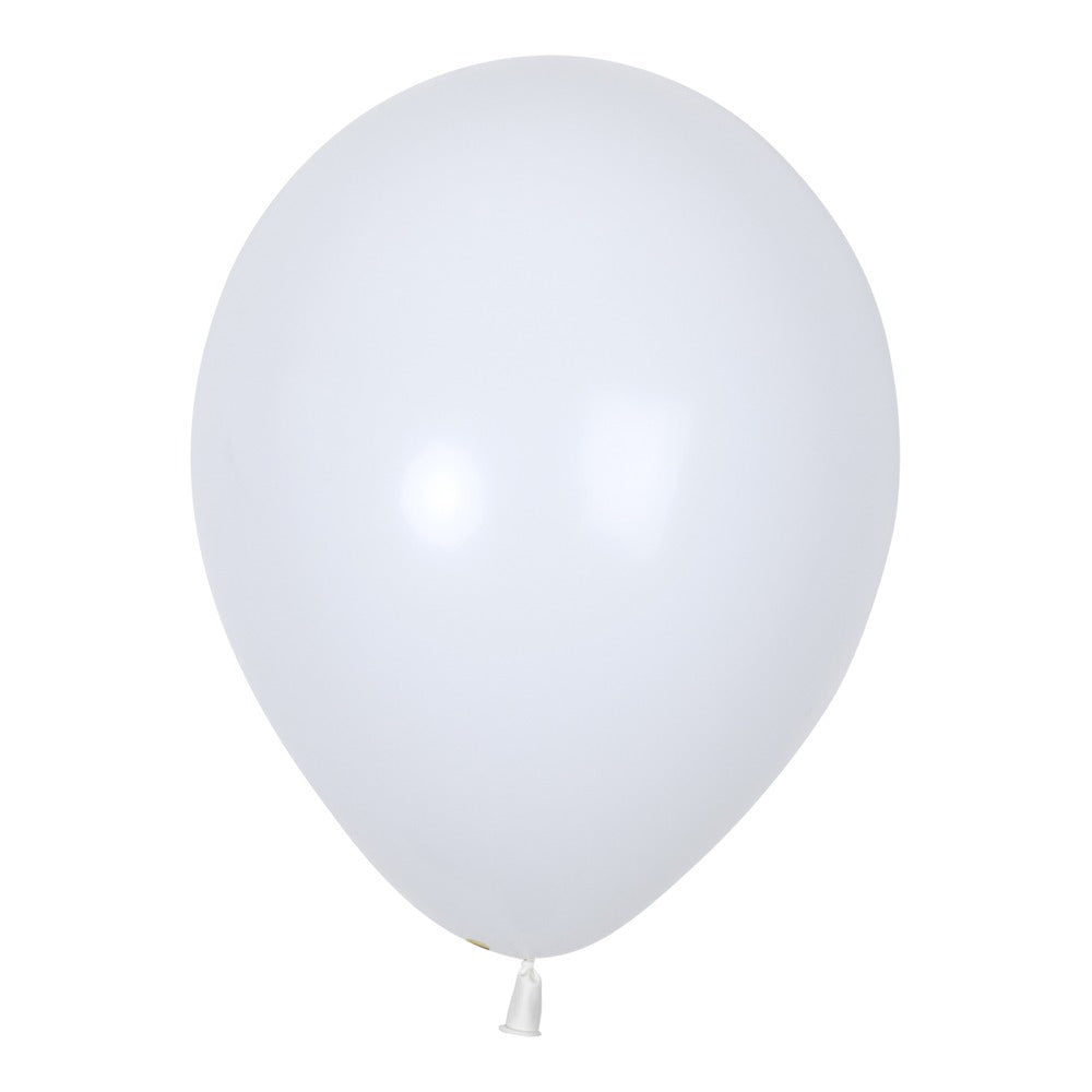 WHITE  - 28 CM (10 STK) STANDARD BALLONG