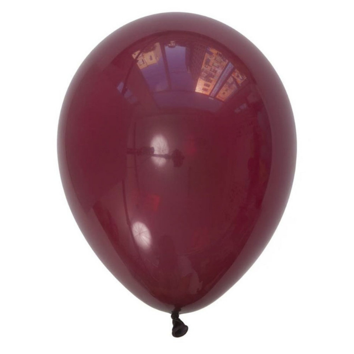 SPARKLING BURGUNDY  - 28 CM (10 STK) STANDARD BALLONG