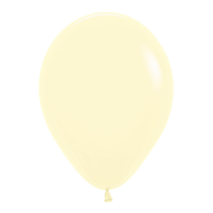 PASTEL YELLOW  - 28 CM (10 STK) STANDARD BALLONG