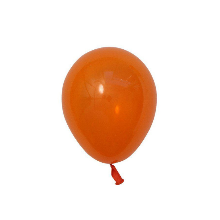 ORANGE  - 12 CM (10 STK) MINIBALLONGER