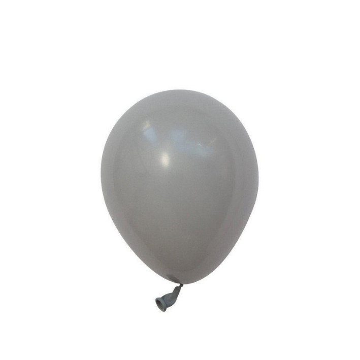 GREY - 12 CM (10 STK) MINIBALLONGER