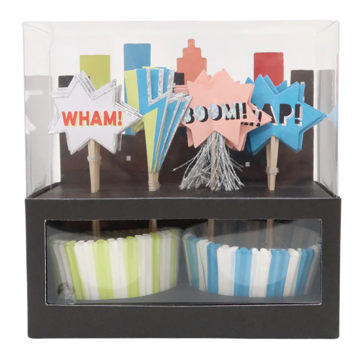 SUPERHELT -  Cupcake Kit (x 24) - fra Meri Meri