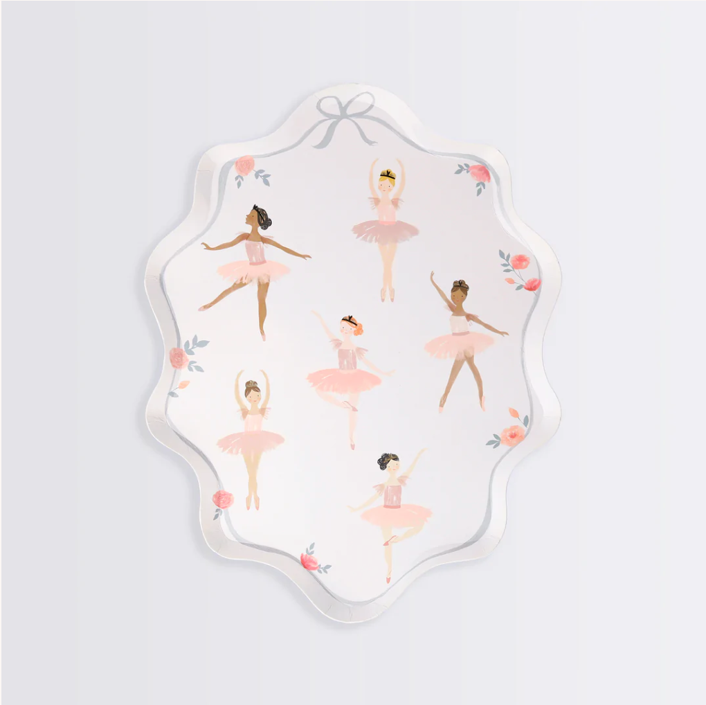 BALLERINA - Tallerken (x 8) - fra Meri Meri