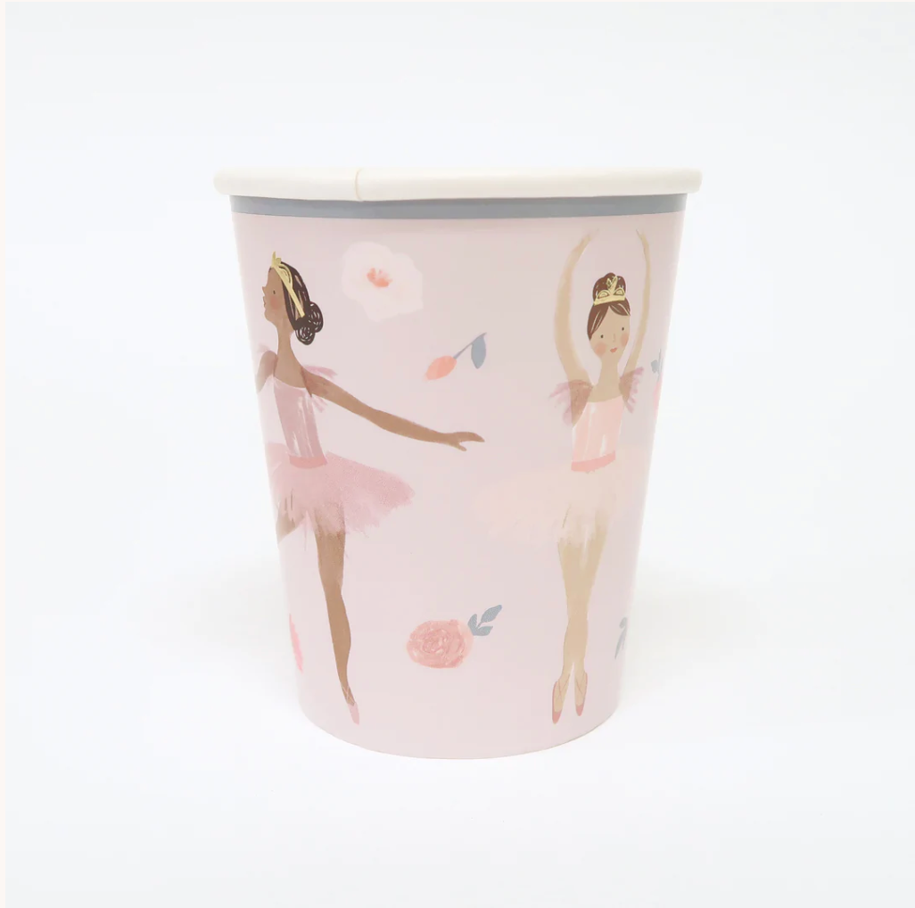 BALLERINA - Cups (x8) - fra Meri Meri