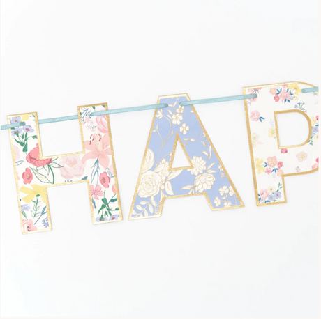 English Garden Birthday Garland
