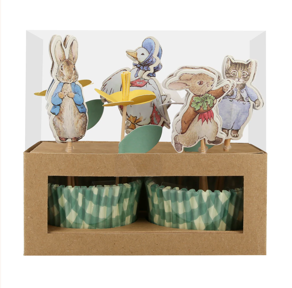 Peter Rabbit In The Garden Cupcake Kit (x 24 toppers)