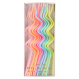 Pastel Swirly Candles (x 20)