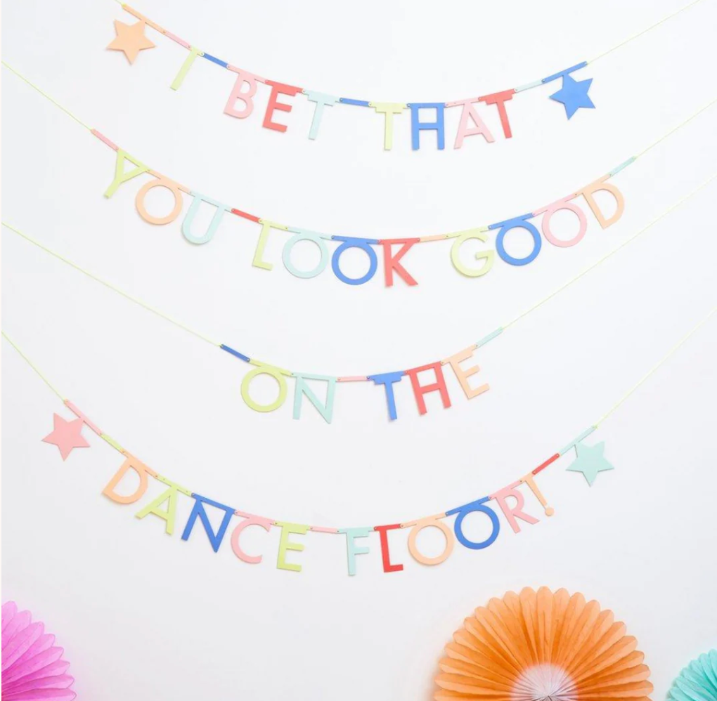 Neon Letter Garland Kit