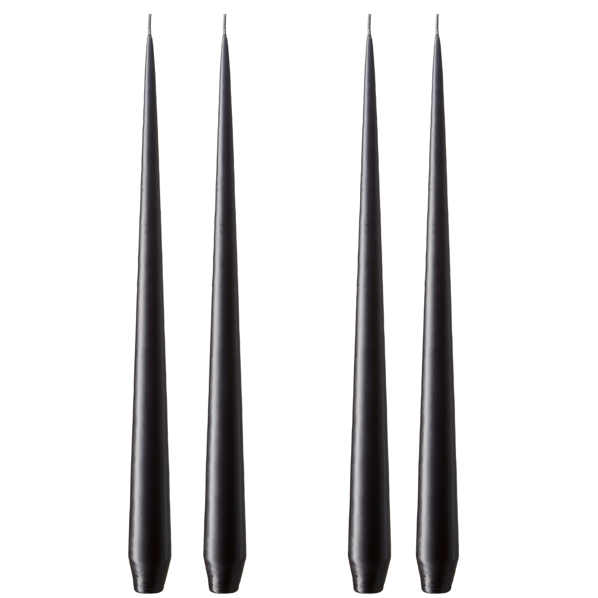 LYS FRA ESTER & ERIK 42 CM - 4 PAKNING SORT